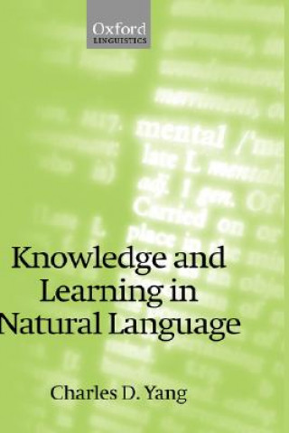 Libro Knowledge and Learning in Natural Language Yang