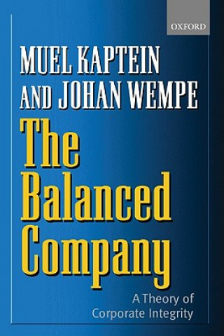 Könyv Balanced Company S. P. Kaptein