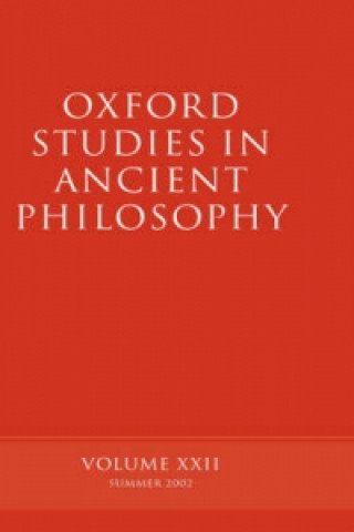 Book Oxford Studies in Ancient Philosophy volume XXII 