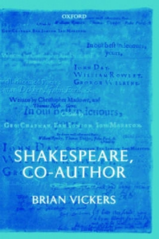 Könyv Shakespeare, Co-Author Brian Vickers