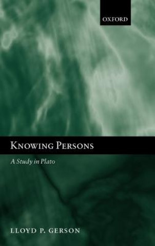 Libro Knowing Persons Lloyd Gerson