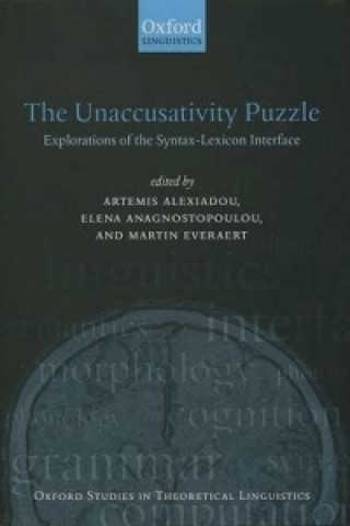 Kniha Unaccusativity Puzzle Aertemis Alexiadou