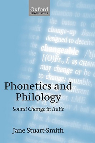 Könyv Phonetics and Philology Jane Stuart-Smith