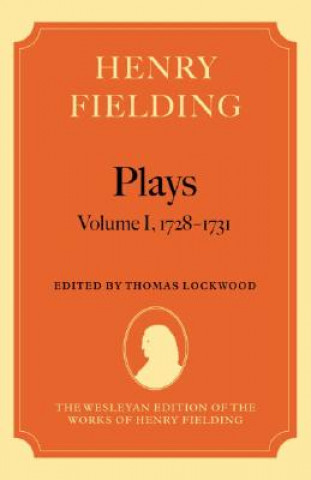 Kniha Henry Fielding - Plays Henry Fielding