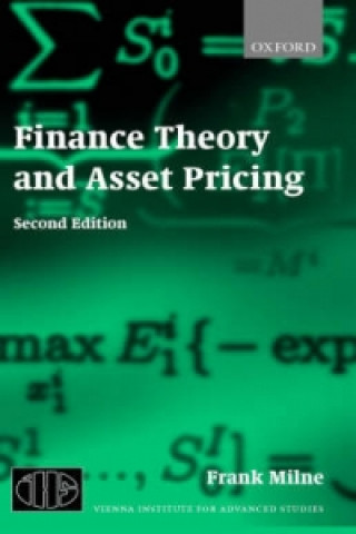 Kniha Finance Theory and Asset Pricing Frank Milne
