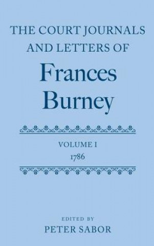 Carte Court Journals and Letters of Frances Burney Peter Sabor