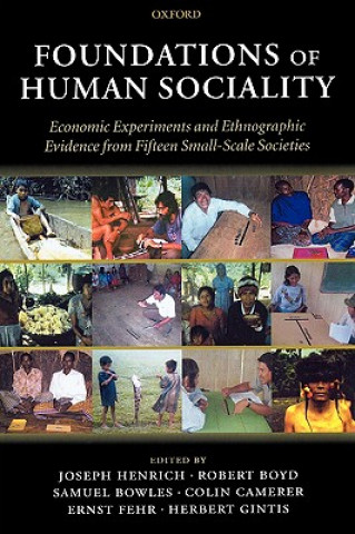 Kniha Foundations of Human Sociality Joseph Henrich