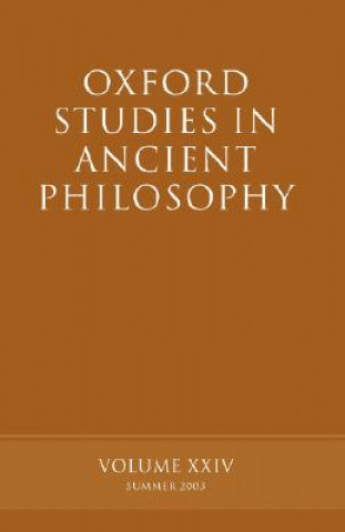 Kniha Oxford Studies in Ancient Philosophy, Volume XXIV David Sedley