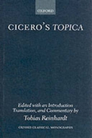 Książka Cicero's Topica Tobias Reinhardt