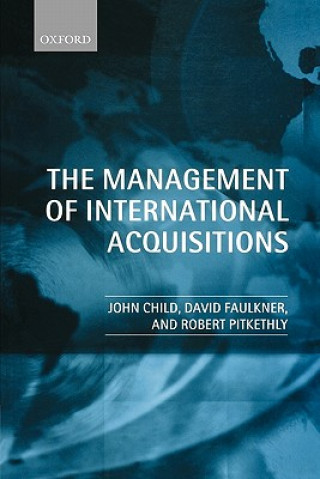 Könyv Management of International Acquisitions Robert Pitkethly
