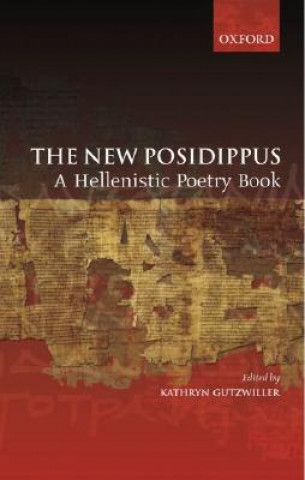 Kniha New Posidippus Kathryn Gutzwiller