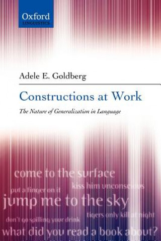 Kniha Constructions at Work Adele Goldberg