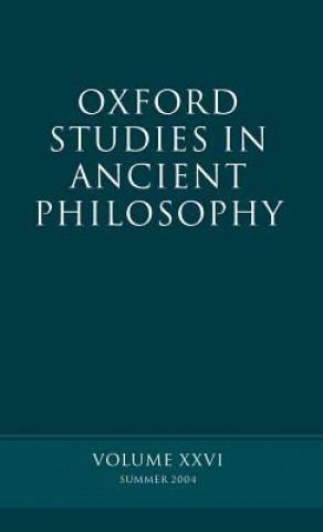 Carte Oxford Studies in Ancient Philosophy XXVI David N. Sedley
