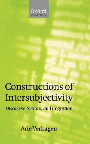 Kniha Constructions of Intersubjectivity Arie Verhagen