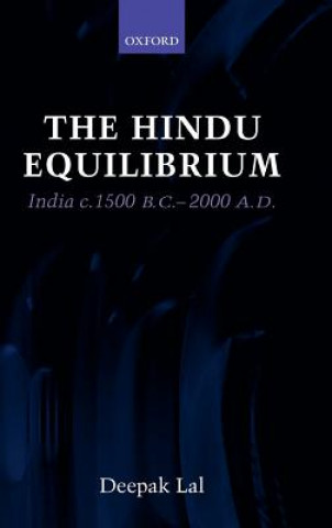 Boek Hindu Equilibrium Deepak Lal