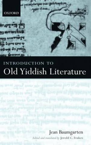 Carte Introduction to Old Yiddish Literature Jean Baumgarten