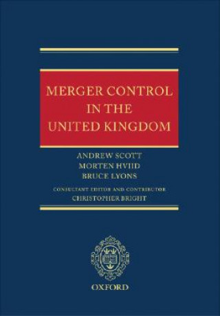 Kniha Merger Control in the United Kingdom Andrew Scott