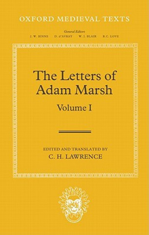 Book Letters of Adam Marsh Hugh Lawrence