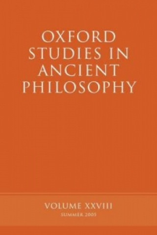 Książka Oxford Studies in Ancient Philosophy XXVIII David Sedley