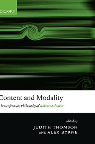 Kniha Content and Modality Judith Thomson