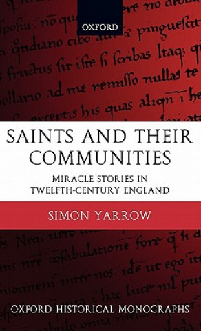 Kniha Saints and their Communities Simon Yarrow