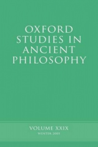 Book Oxford Studies in Ancient Philosophy XXIX 