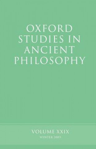 Book Oxford Studies in Ancient Philosophy XXIX David Sedley