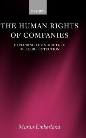 Книга Human Rights of Companies Marius Emberland