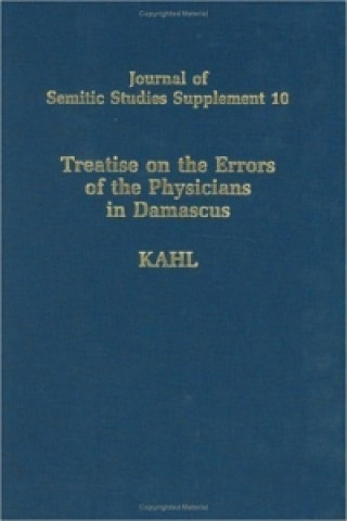 Könyv Treatise of the Errors of the Physicians in Damascus Oliver Kahl