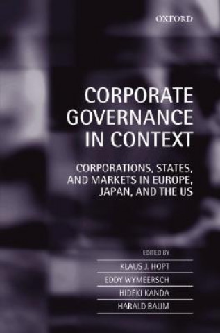 Книга Corporate Governance in Context Klaus J. Hopt