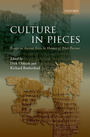 Kniha Culture In Pieces Dirk Obbink