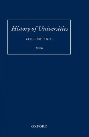Könyv History of Universities Mordechai Feingold