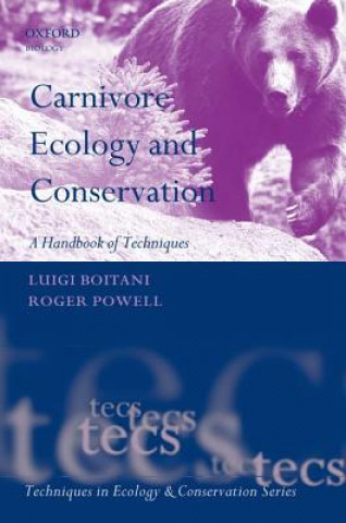 Livre Carnivore Ecology and Conservation Luigi Boitani