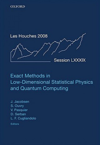 Knjiga Exact Methods in Low-dimensional Statistical Physics and Quantum Computing Jesper Jacobsen
