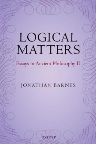 Könyv Logical Matters Jonathan Barnes