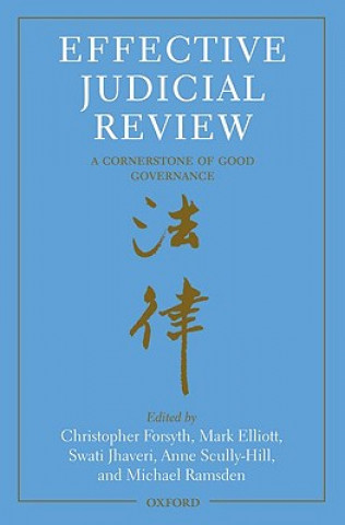 Könyv Effective Judicial Review Christopher Forsyth