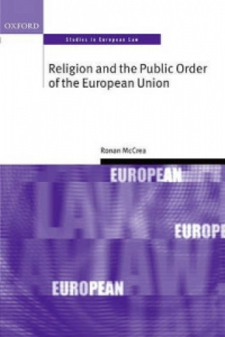 Kniha Religion and the Public Order of the European Union Ronan McCrea