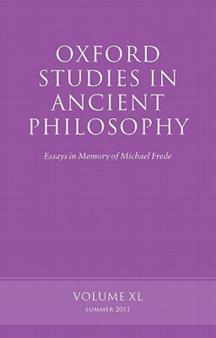 Kniha Oxford Studies in Ancient Philosophy, Volume 40 James Allen