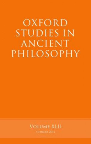 Libro Oxford Studies in Ancient Philosophy, Volume 42 Brad Inwood