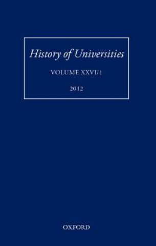 Knjiga History of Universities Mordechai Feingold