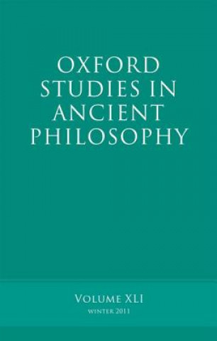 Carte Oxford Studies in Ancient Philosophy, Volume 41 Brad Inwood