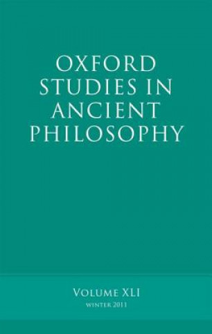 Livre Oxford Studies in Ancient Philosophy, Volume 41 Brad Inwood