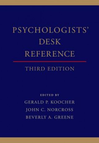 Könyv Psychologists' Desk Reference Gerald P. Koocher