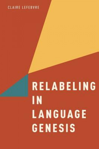 Kniha Relabeling in Language Genesis Claire Lefebvre