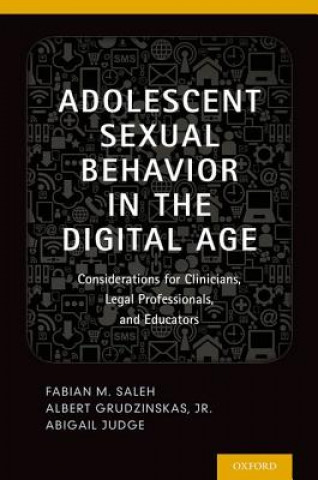 Książka Adolescent Sexual Behavior in the Digital Age Fabian M. Saleh