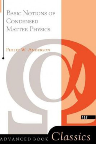 Carte Basic Notions of Condensed Matter Physics Philip W. Anderson