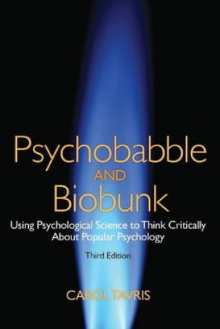 Kniha Psychobabble and Biobunk Carol Tavris