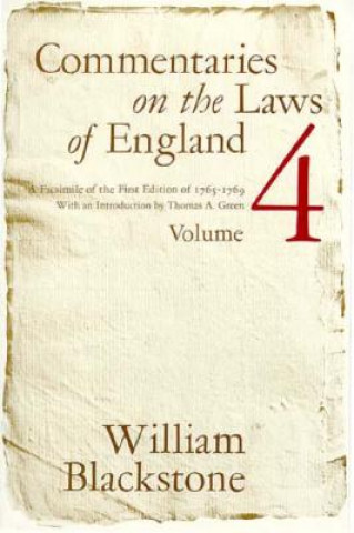 Carte Commentaries on the Laws of England William Blackstone