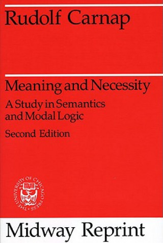 Livre Meaning and Necessity Rudolf Carnap