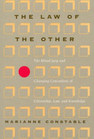 Книга Law of the Other Marianne Constable